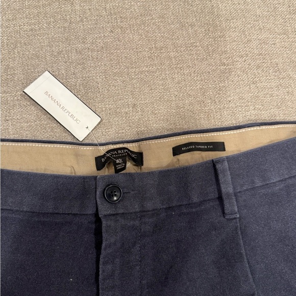 Banana Republic Men's Dark Blue Dress Pants - Picture 3 of 5